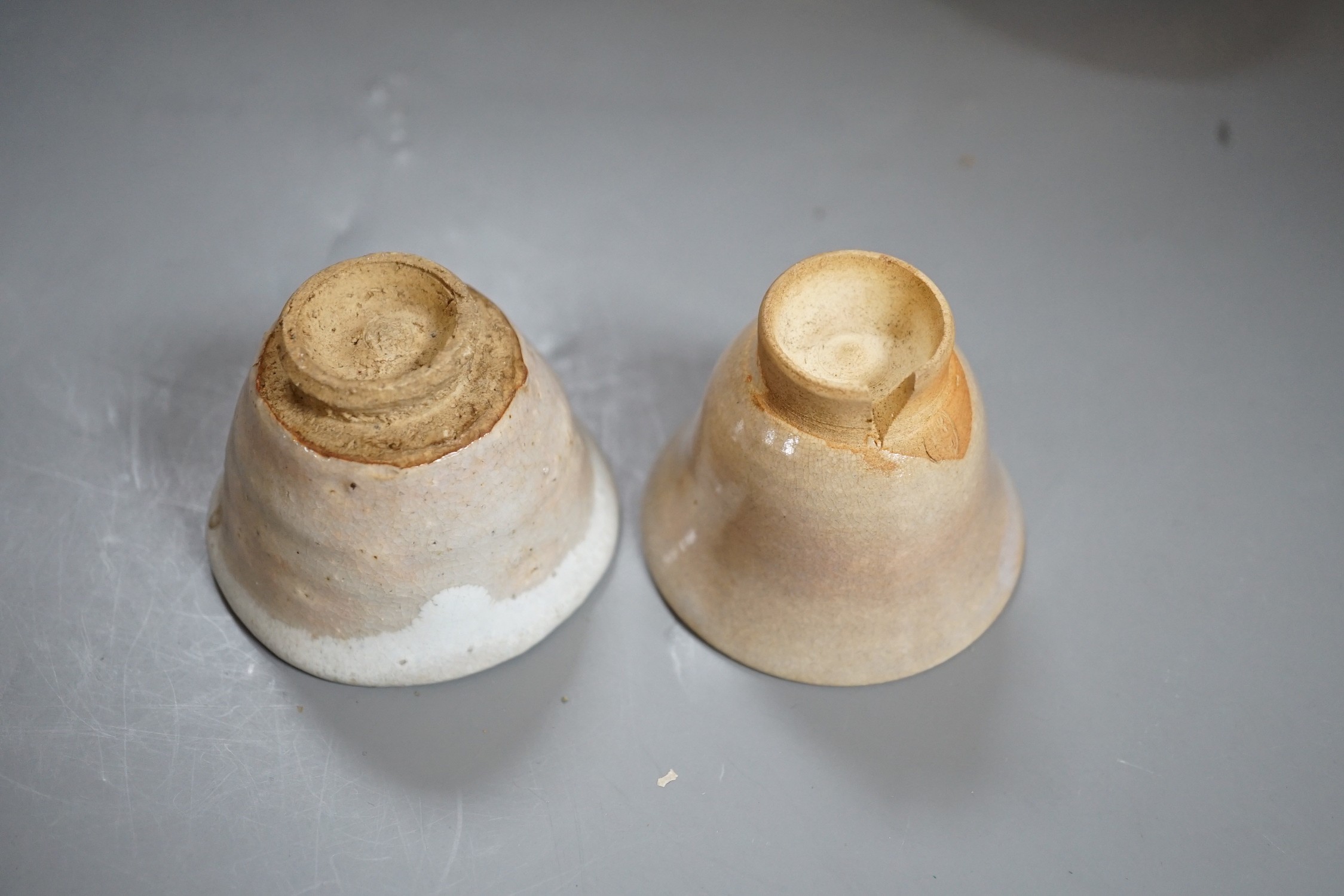 A group of Chinese and Japanese ceramics, the tallest vase 13.8cm